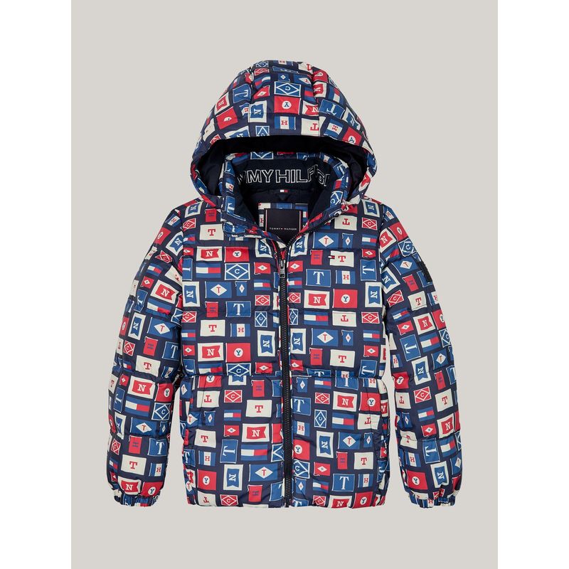 TOMMY HILFIGER - Chaqueta Niño Essential Acolchada Con Gorro Tommy Hilfiger