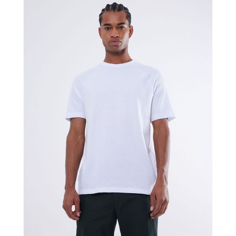 SEVEN SEVEN - Camiseta Para Hombre Manga Corta Cuello Redondo Color Blanco Marca Seven Seven #45092305