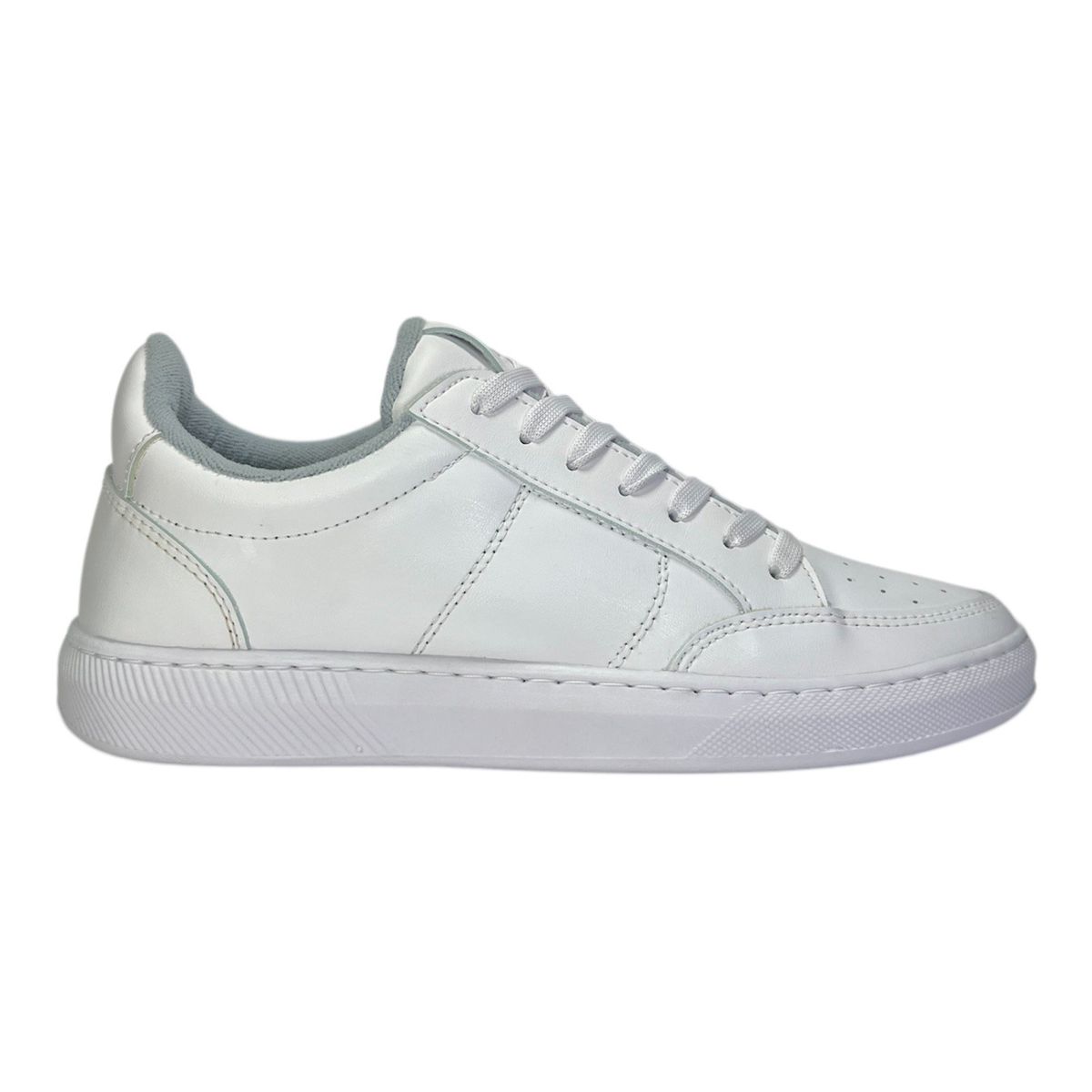 CALZADO BONT - Tenis Colegial Cosido Blanco Para Niño Y Niña Bont C05
