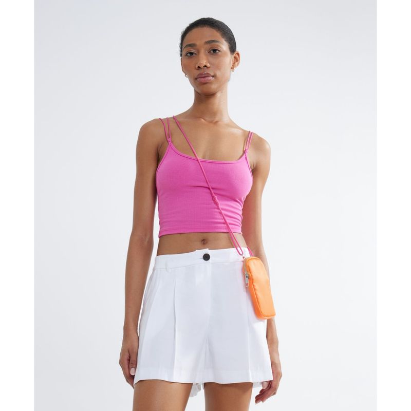 SEVEN SEVEN - Camiseta Para Mujer M/S Marca Seven Fucsia #28095766