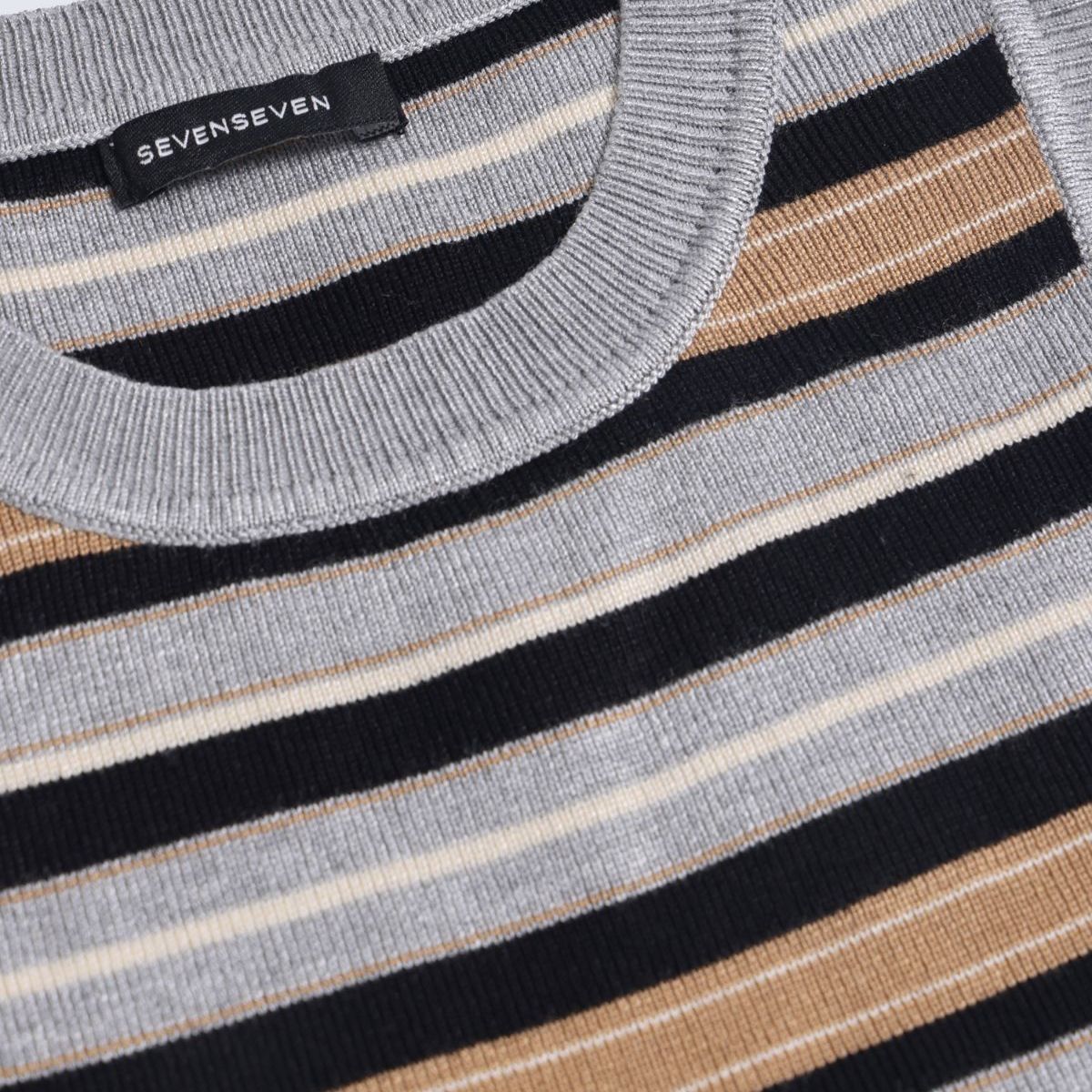 SEVEN SEVEN - Camiseta Para Mujer Manga Sisa Color Gris  Marca Seven Seven #28096037