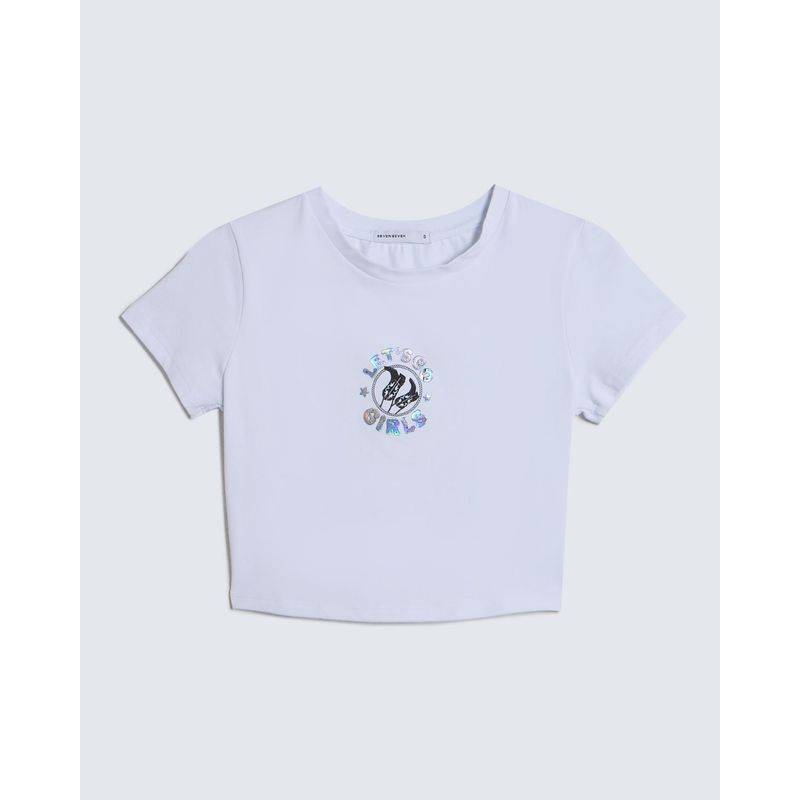 SEVEN SEVEN - Camiseta Para Mujer Manga Corta Color Blanco Marca Seven Seven #28096096