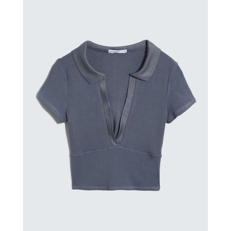 SEVEN SEVEN - Camiseta Para Mujer Manga Corta Color Gris  Marca Seven Seven #28096105