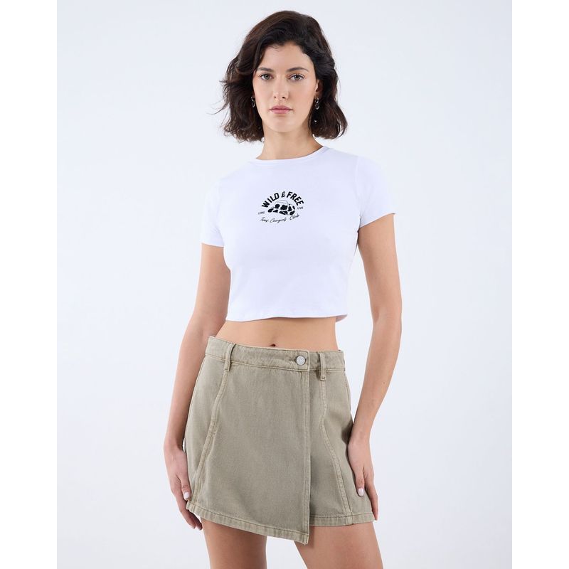 SEVEN SEVEN - Camiseta Para Mujer Manga Corta Color Blanco Marca Seven Seven #28096097