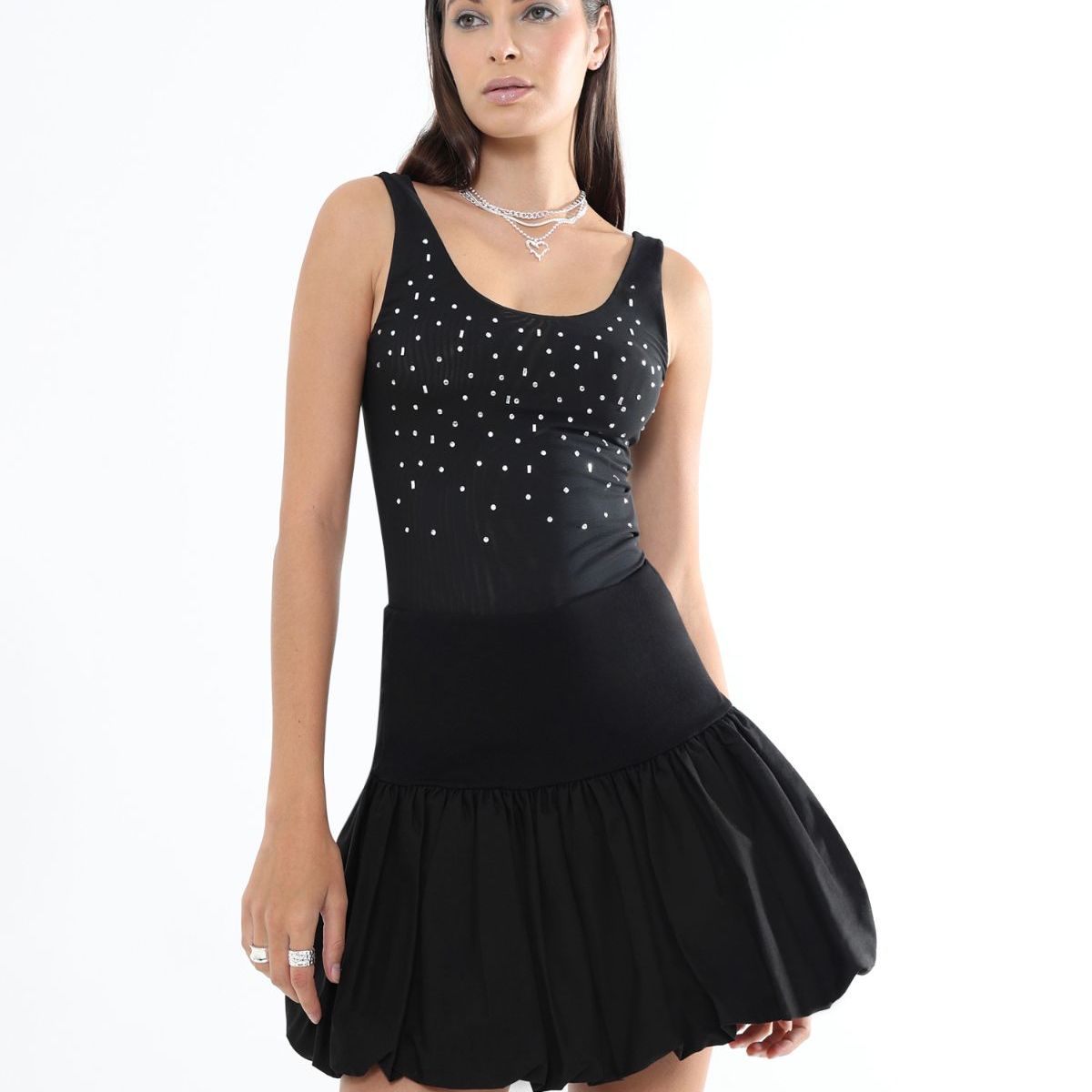 SEVEN SEVEN - Camiseta Para Mujer Manga Sisa Color Negro Marca Seven Seven #28096026