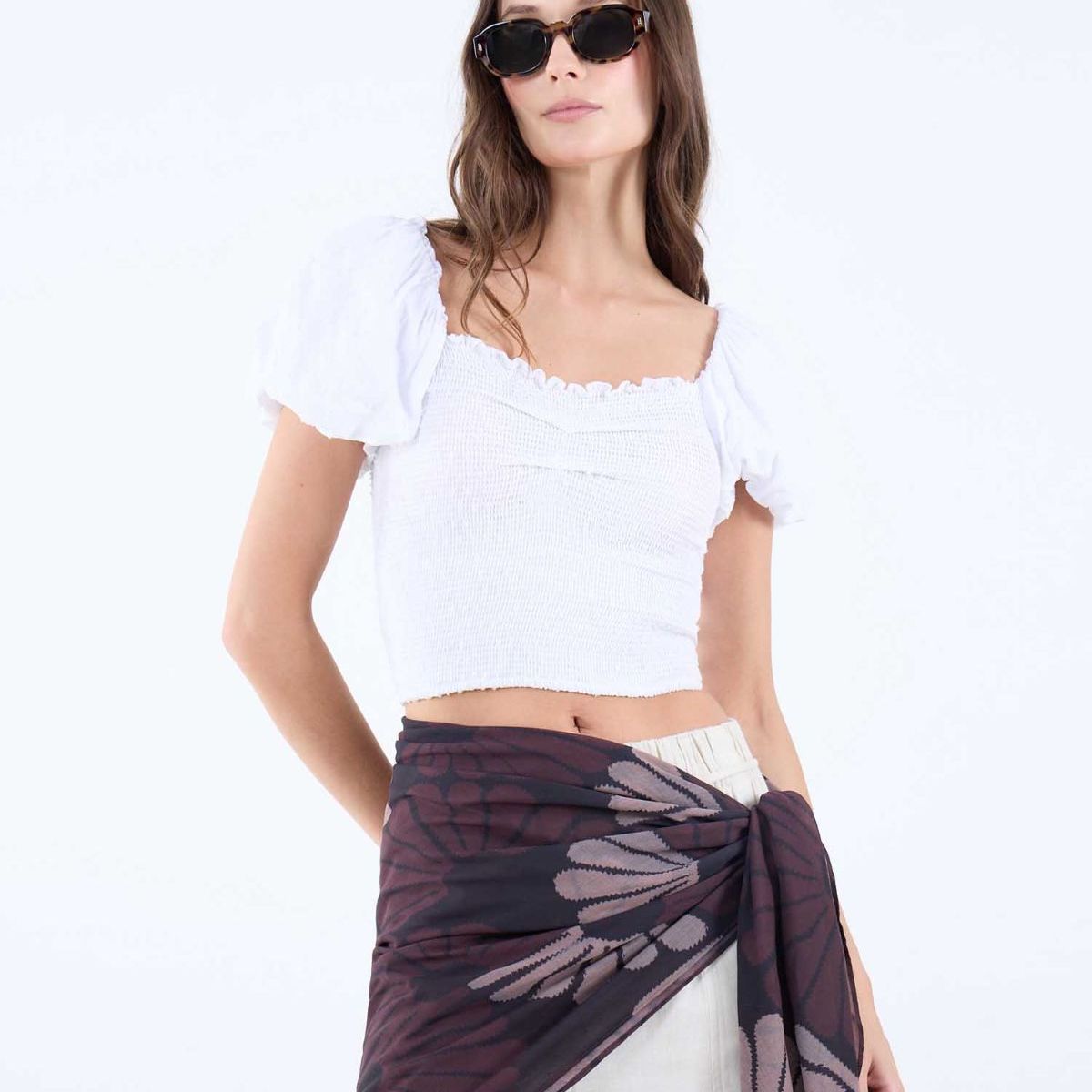 SEVEN SEVEN - Blusa Para Mujer Manga Corta Color Blanco Marca Seven Seven #28124005