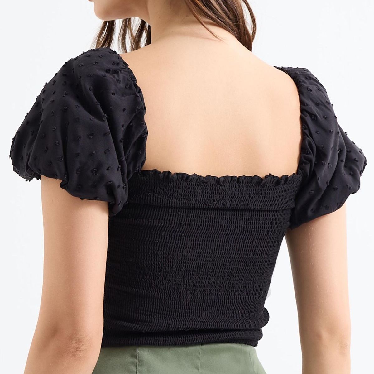 SEVEN SEVEN - Blusa Para Mujer Manga Corta Color Negro Marca Seven Seven #28124004