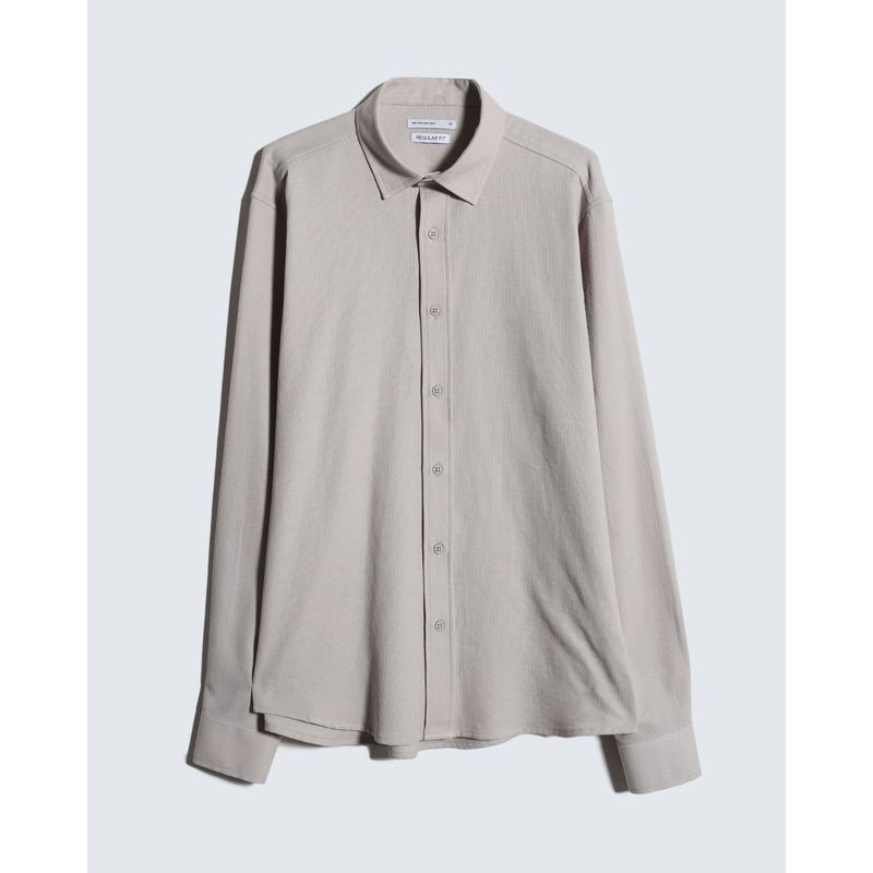 SEVEN SEVEN - Camisa Para Hombre Manga Larga  Color Gris Claro Marca Seven Seven #45012058