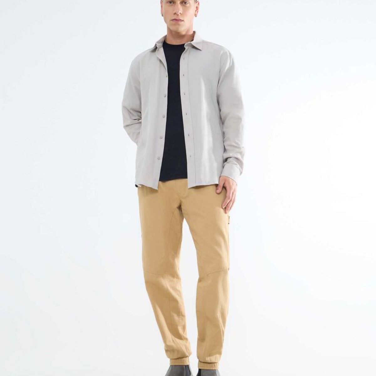 SEVEN SEVEN - Camisa De Hombre  Color Gris Marca Seven Seven #45012058