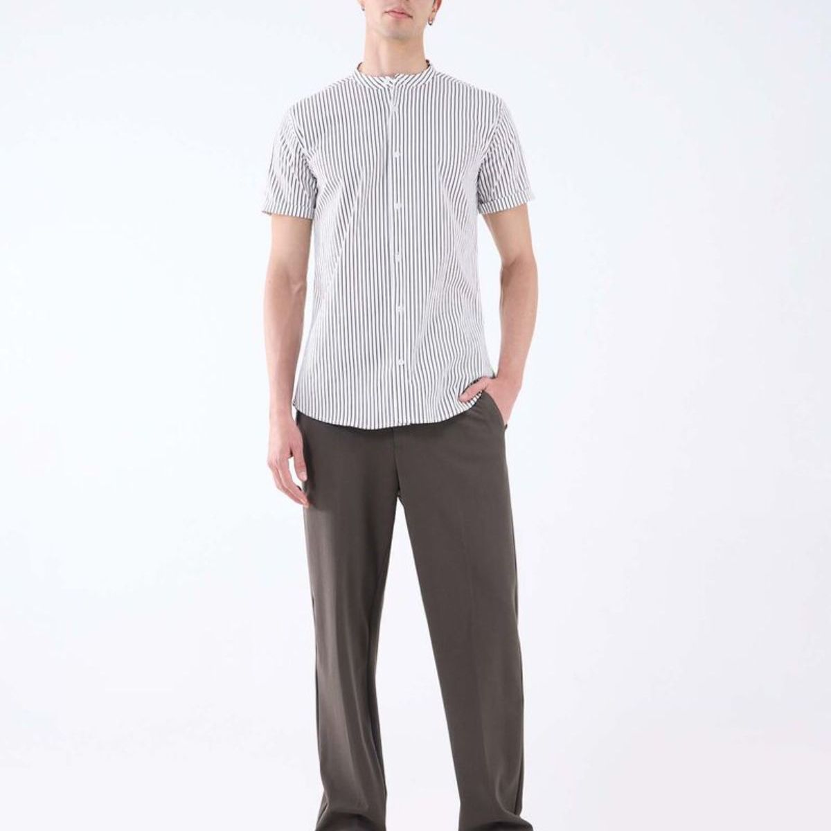 SEVEN SEVEN - Camisa De Hombre  Color Blanco Marca Seven Seven #45012070