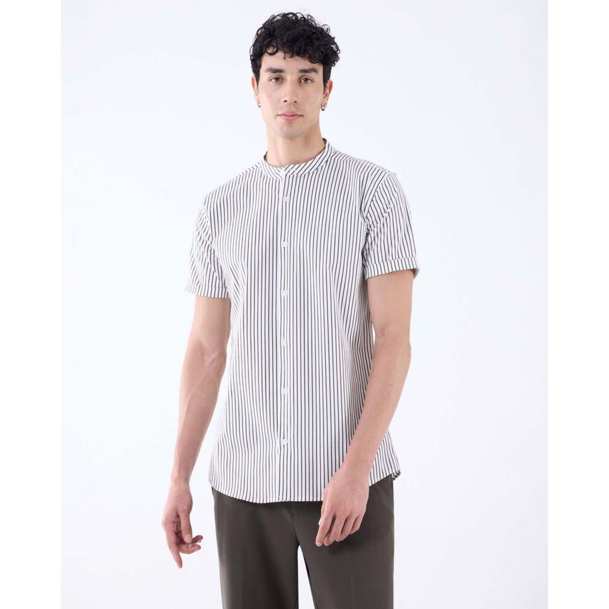 SEVEN SEVEN - Camisa De Hombre  Color Blanco Marca Seven Seven #45012070