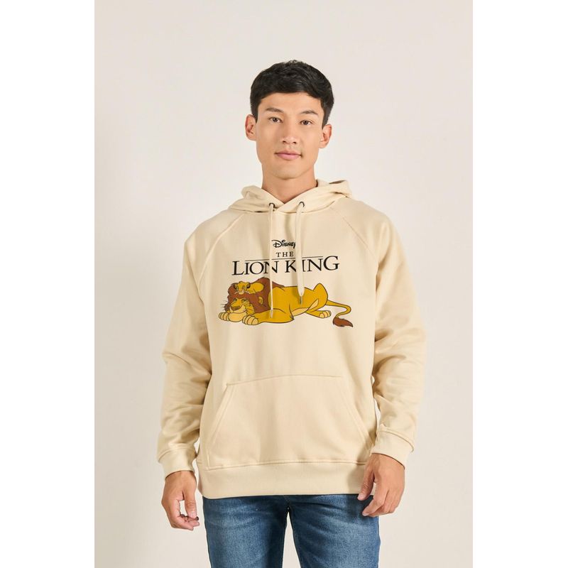 KOAJ - KOAJ Buzo capota ranglan con estampado de El Rey León HOMBRE