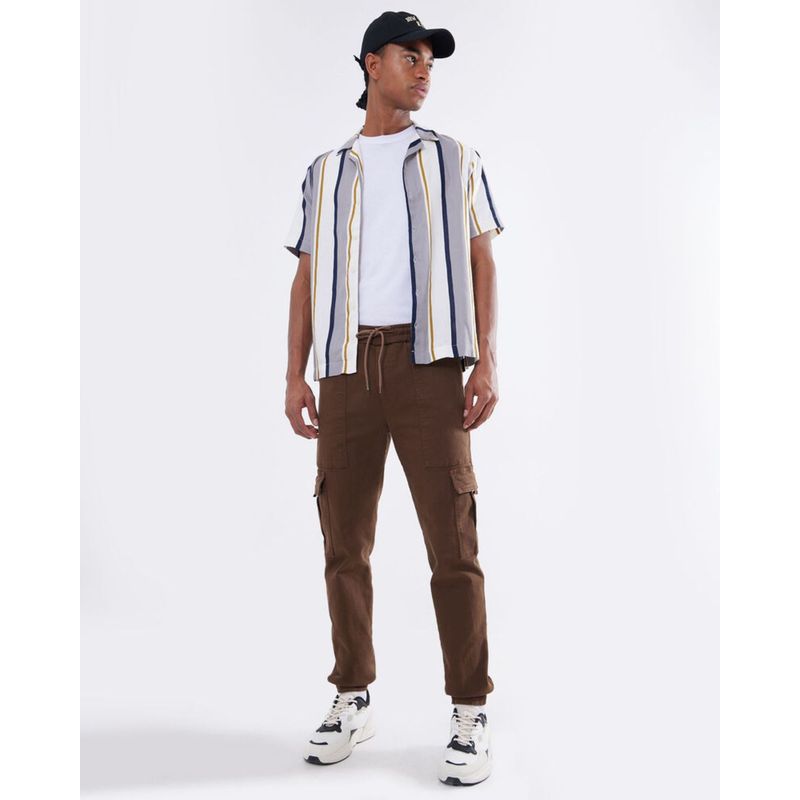 SEVEN SEVEN - Pantalon Para Hombre Jogger Color Cafe Oscuro Marca Seven Seven #45071034