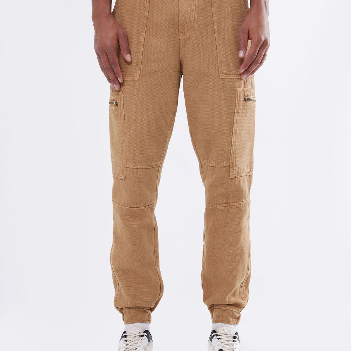 SEVEN SEVEN - Pantalón Cargo  Para Hombre Camel Seven Seven