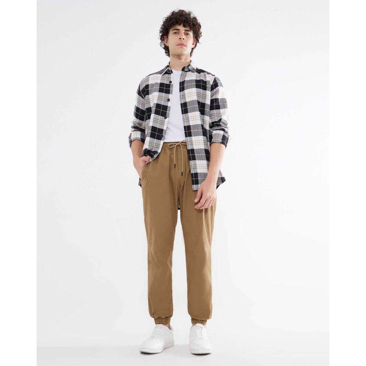 SEVEN SEVEN - Pantalon Para Hombre Jogger Color Camel Marca Seven Seven #45071036