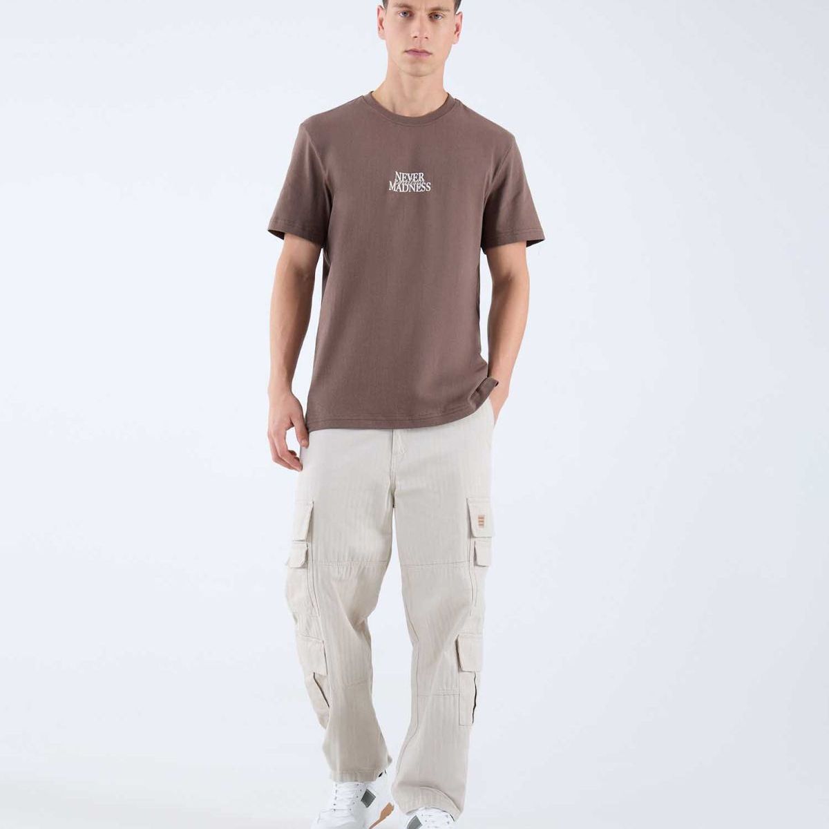 SEVEN SEVEN - Pantalón Multipocket  Para Hombre Beige Seven Seven