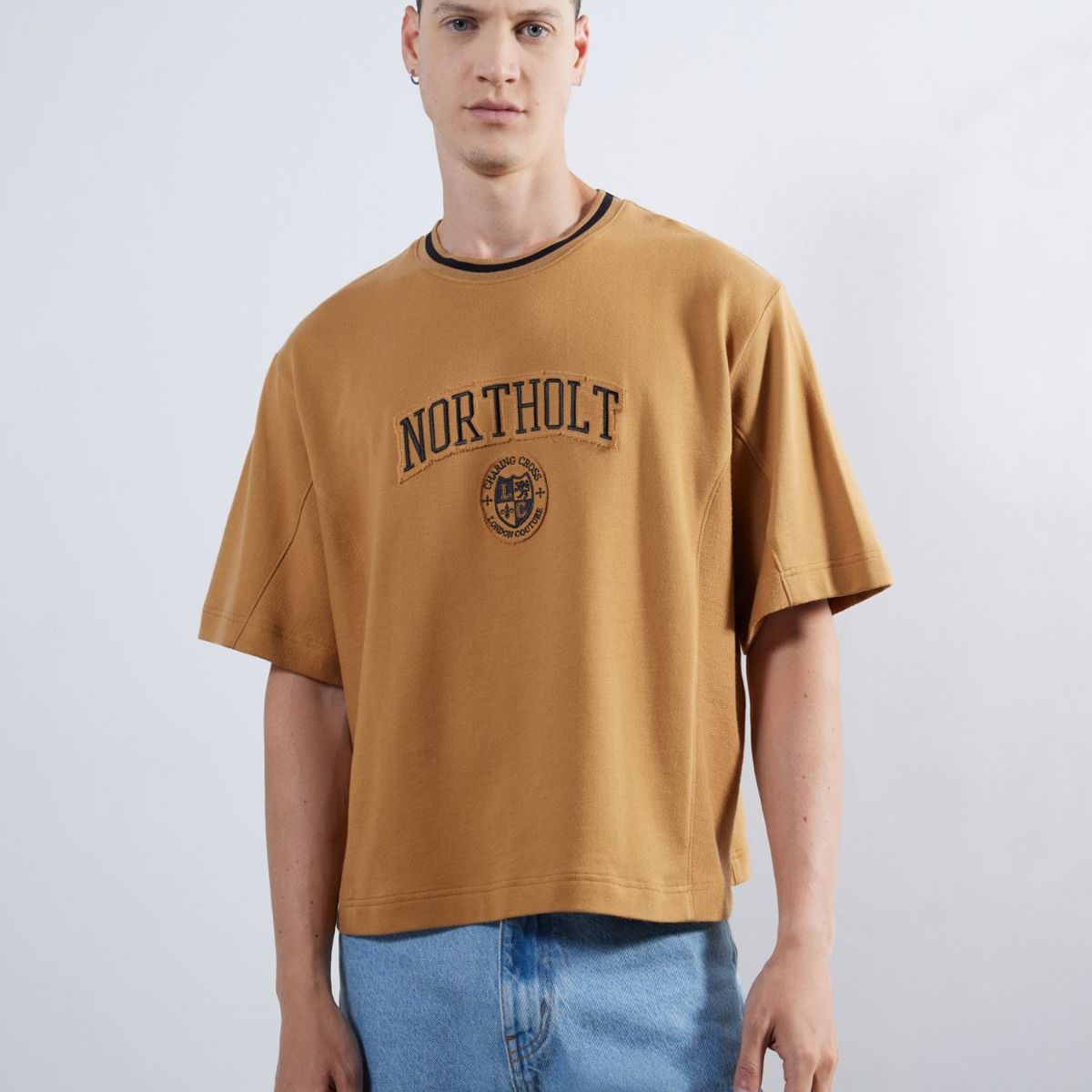 SEVEN SEVEN - Camiseta Para Hombre Manga Corta Color Amarillo  Marca Seven Seven #45092581