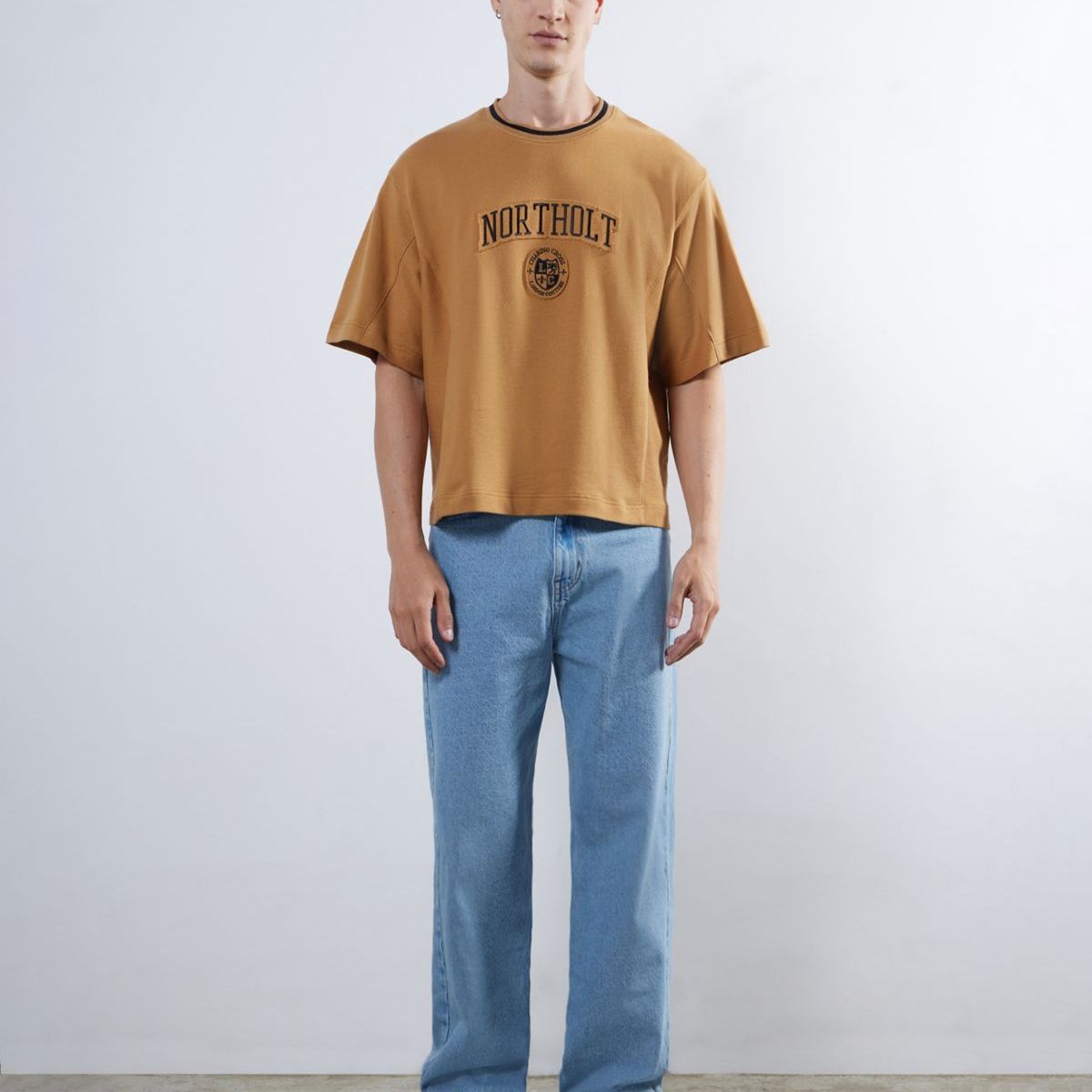 SEVEN SEVEN - Camiseta Para Hombre Manga Corta Color Amarillo  Marca Seven Seven #45092581