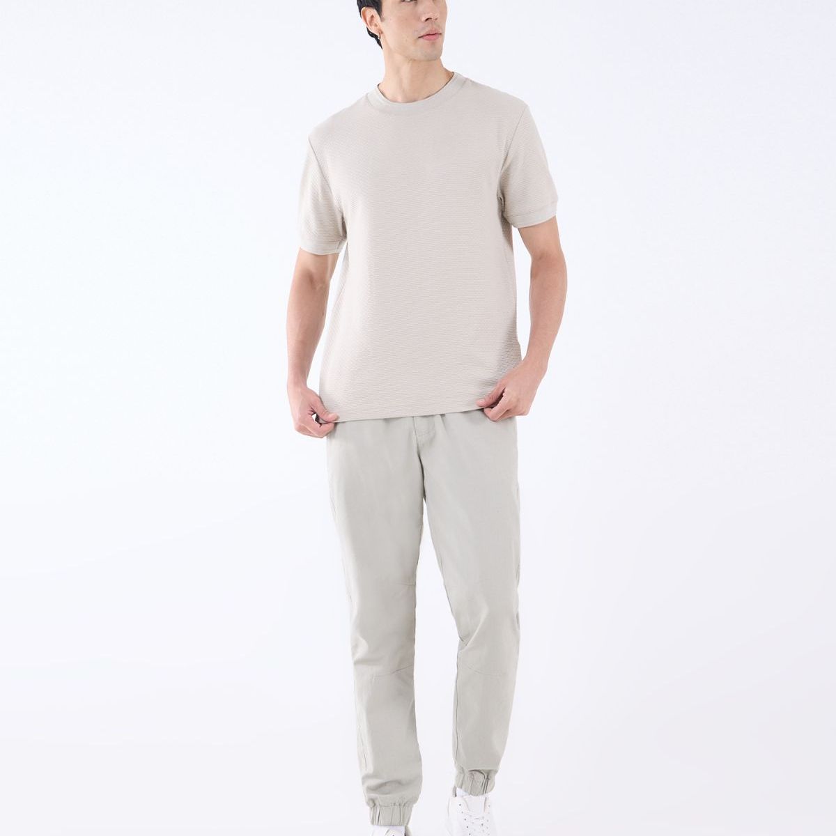 SEVEN SEVEN - Camiseta Para Hombre Manga Corta Color Beige Marca Seven Seven #45092537