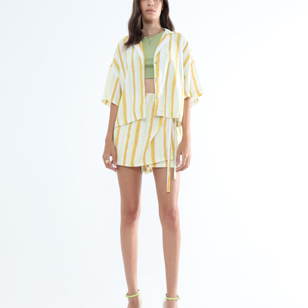 SEVEN SEVEN - Short Para Mujer  Color Amarillo  Marca Seven Seven #28191049