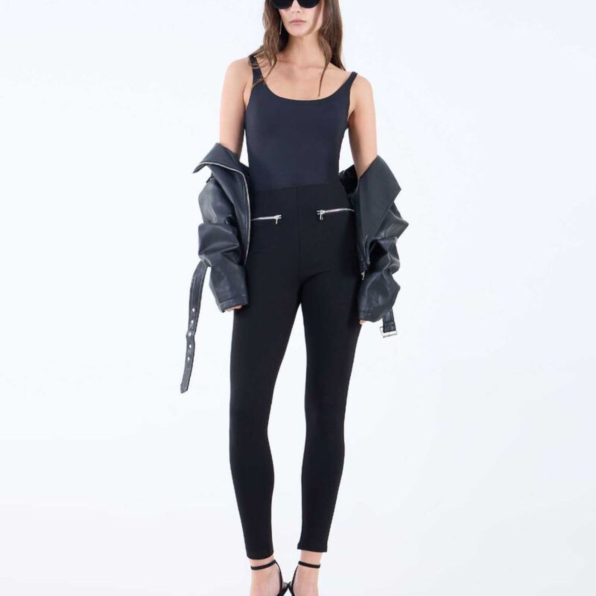 SEVEN SEVEN - Leggins Para Mujer Largo Color Negro Marca Seven Seven #28230605