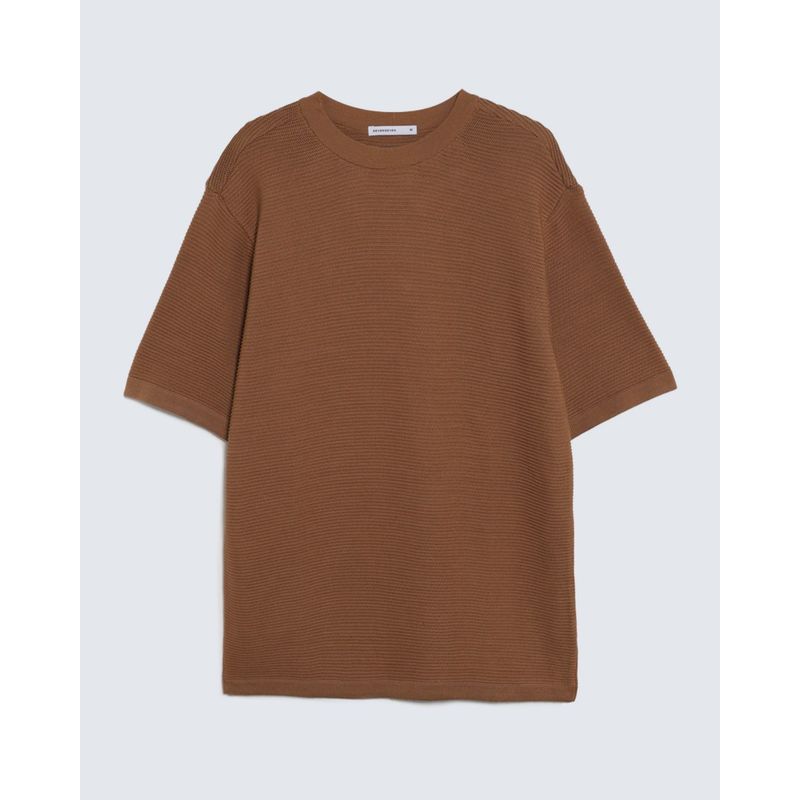 SEVEN SEVEN - Camiseta Para Hombre Manga Corta Color Camel Marca Seven Seven #45092605