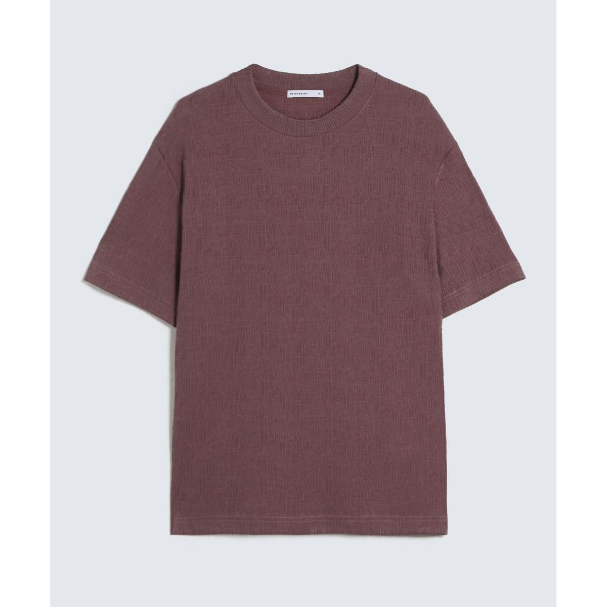 SEVEN SEVEN - Camiseta Texturizada  Para Hombre Morado Seven Seven