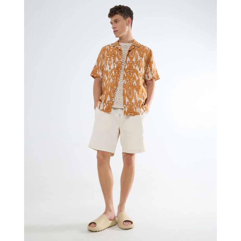 SEVEN SEVEN - Bermuda Para Hombre  Color Beige Marca Seven Seven #45100681
