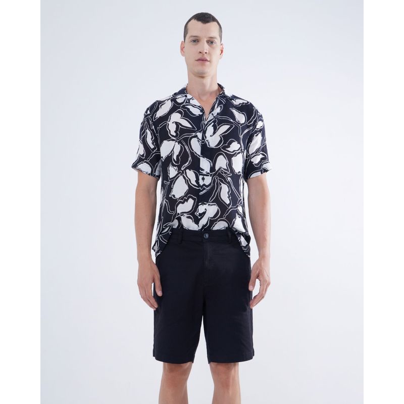 SEVEN SEVEN - Bermuda Para Hombre  Color Negro Marca Seven Seven #45100675
