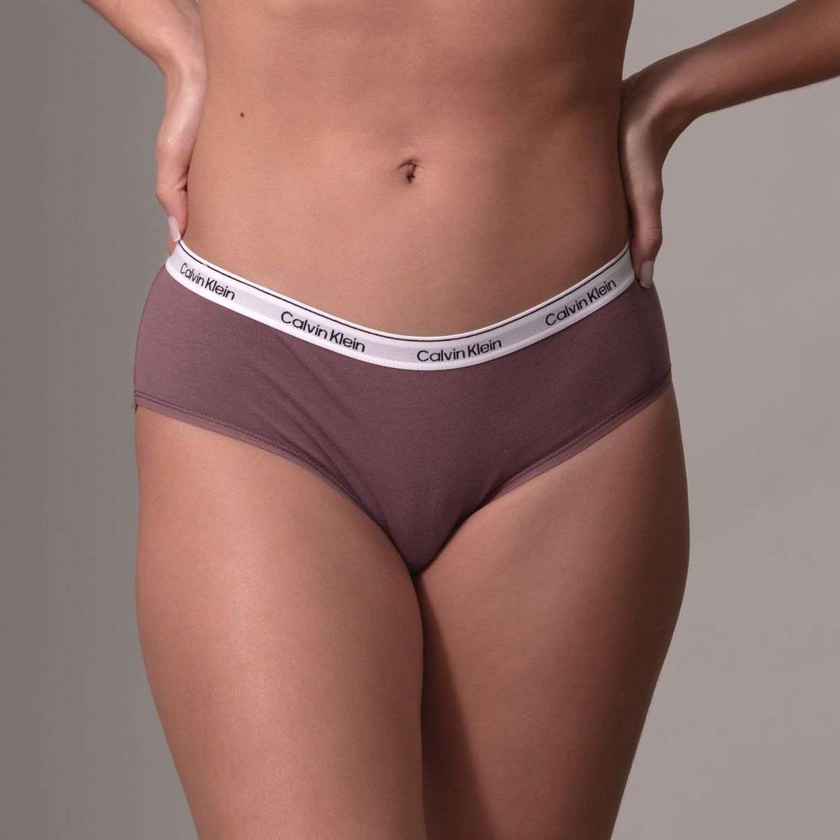 CALVIN KLEIN - Panty rosado hipster - modern logo Calvin Klein