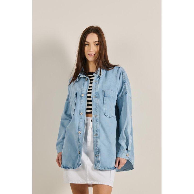 KOAJ - KOAJ CHAQUETA JEAN OVERSIZE MUJER