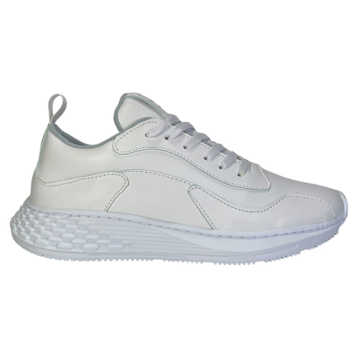 CALZADO BONT - Tenis Colegial Cosido Blanco Para Niño Y Niña Bont C06
