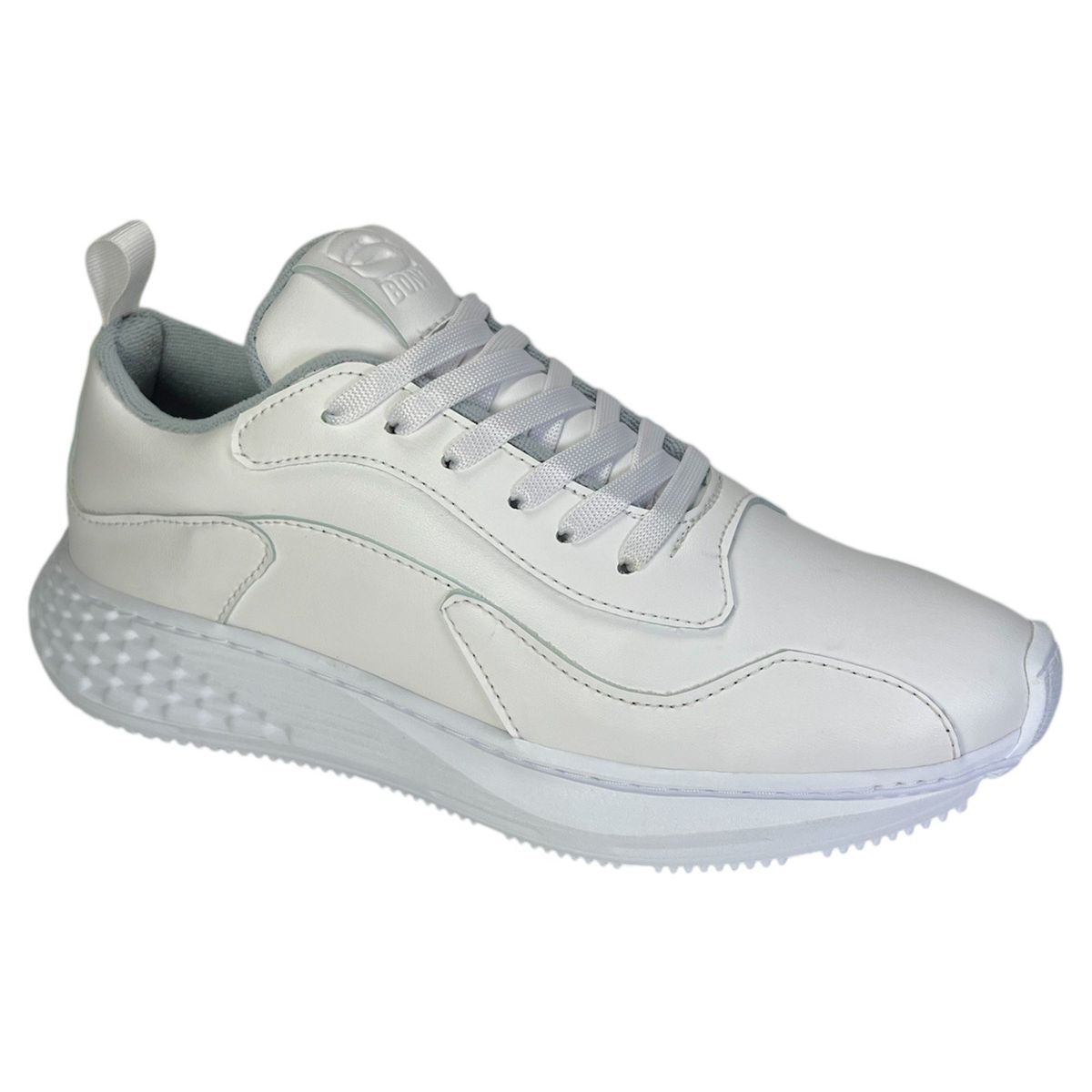 CALZADO BONT - Tenis Colegial Cosido Blanco Para Niño Y Niña Bont C06