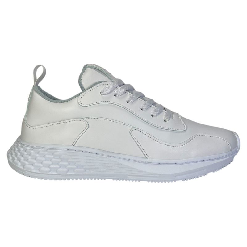 CALZADO BONT - Tenis Colegial Cosido Blanco Para Niño Y Niña Bont C06