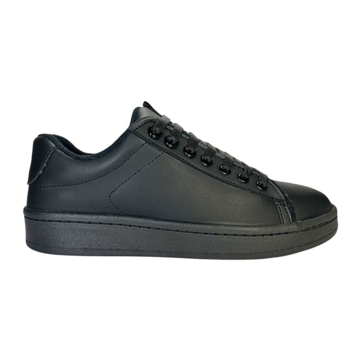 CALZADO BONT - Tenis Colegial Cosido Negro Para Niño Y Niña Bont C07