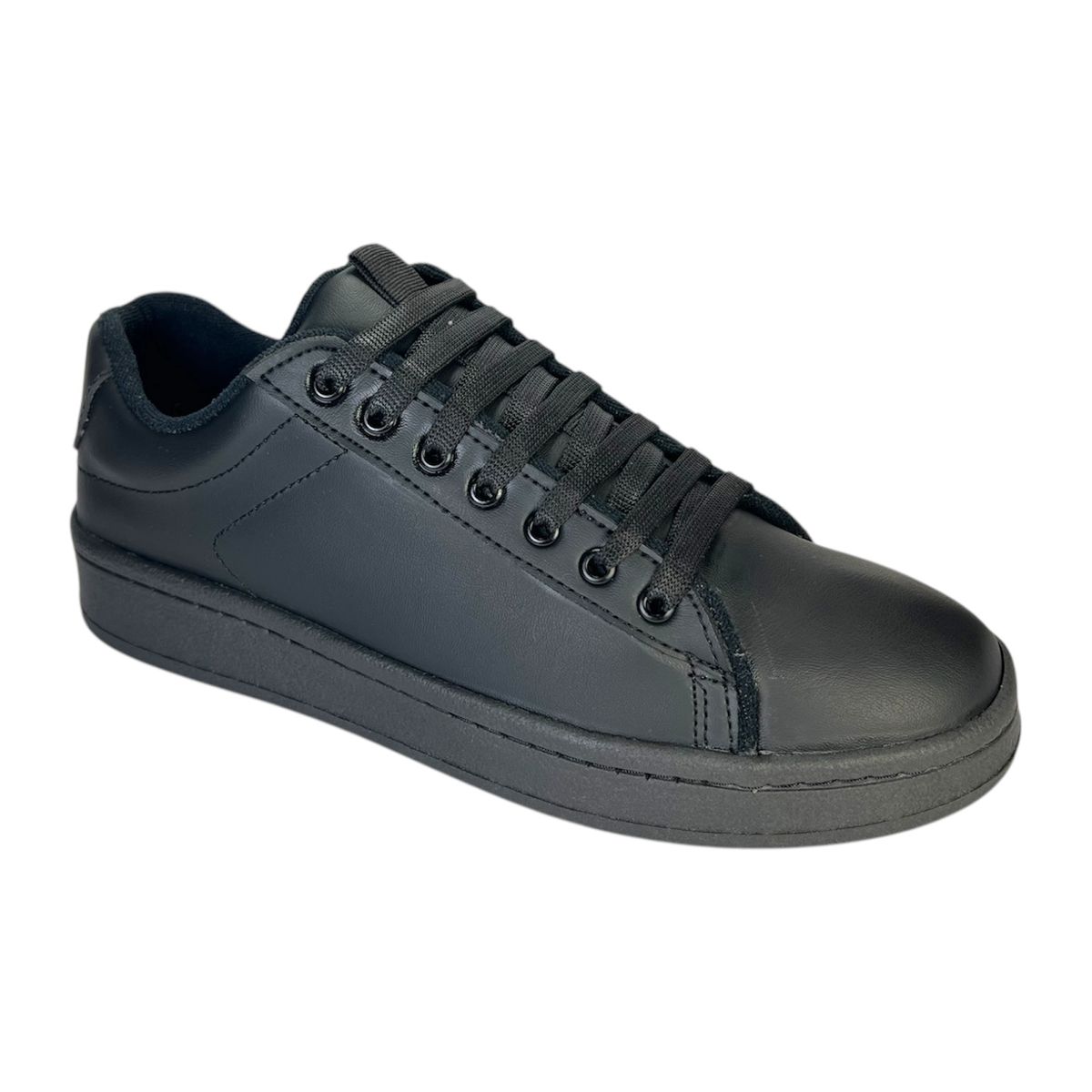 CALZADO BONT - Tenis Colegial Cosido Negro Para Niño Y Niña Bont C07