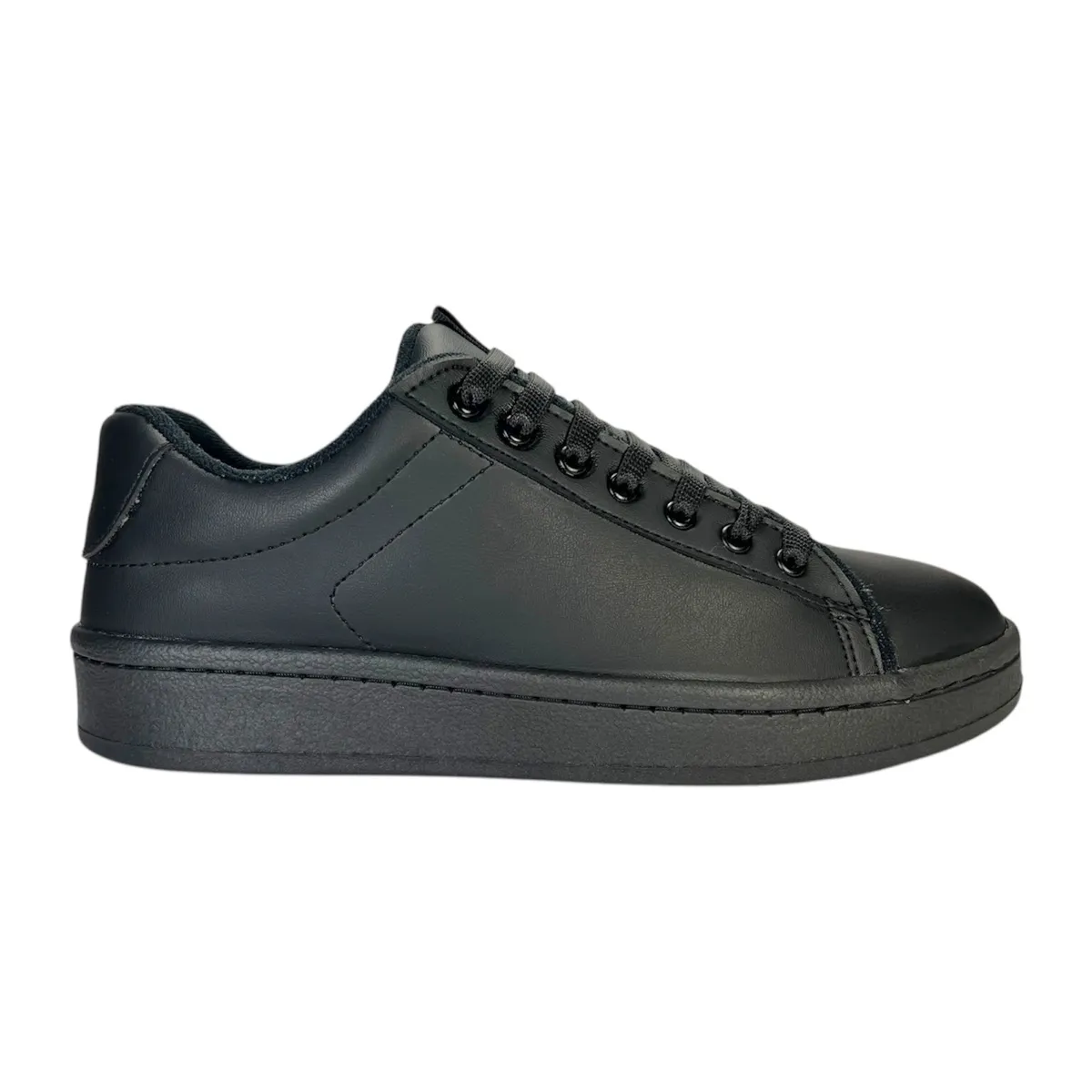 CALZADO BONT - Tenis Colegial Cosido Negro Para Niño Y Niña Bont C07