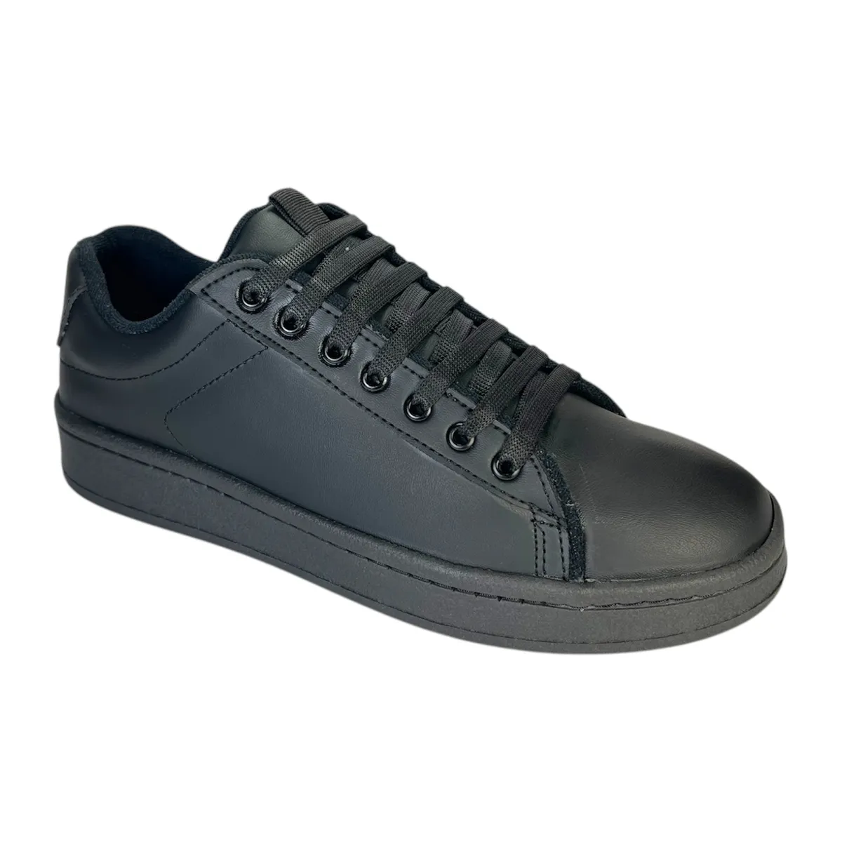 CALZADO BONT - Tenis Colegial Cosido Negro Para Niño Y Niña Bont C07
