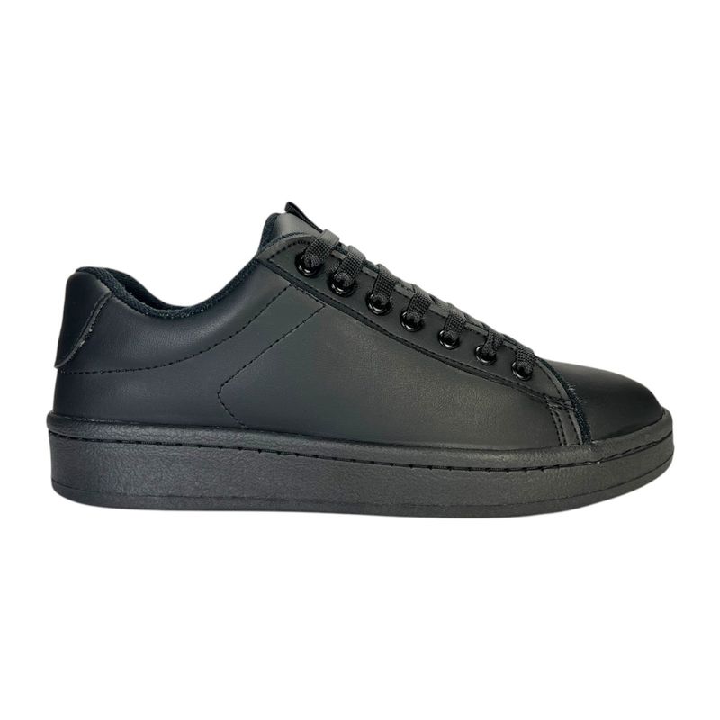 CALZADO BONT - Tenis Colegial Cosido Negro Para Niño Y Niña Bont C07