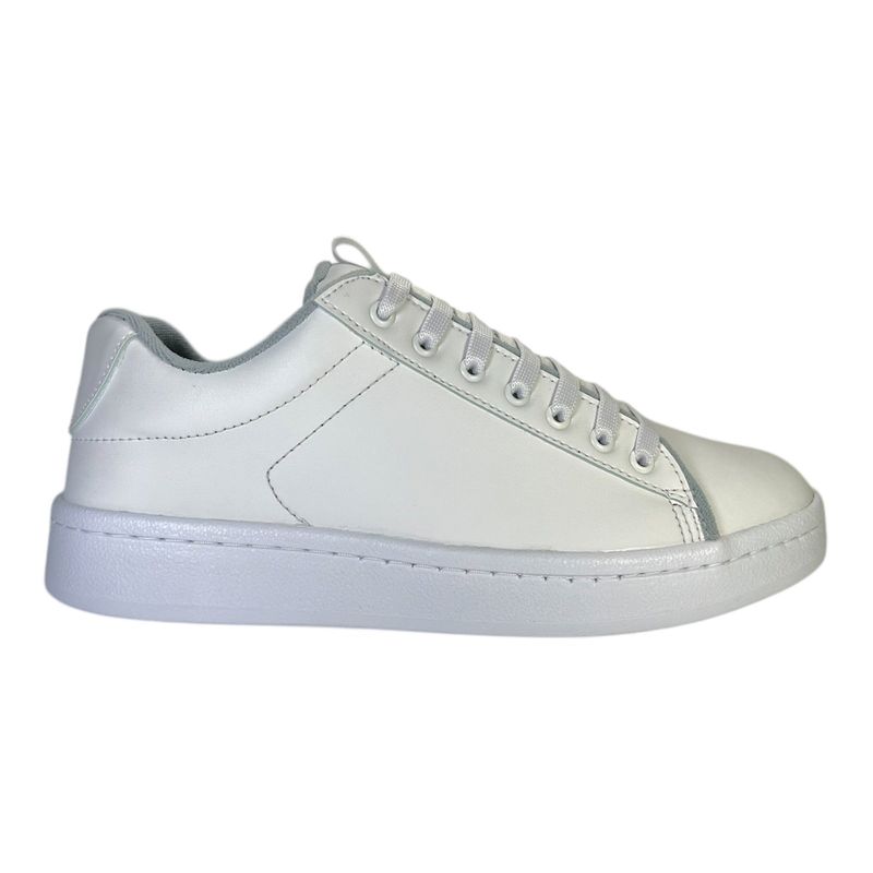 CALZADO BONT - Tenis Colegial Cosido Blanco Para Niño Y Niña Bont C07