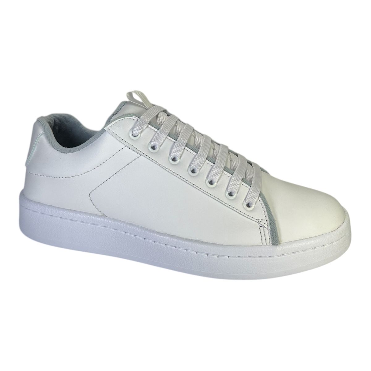 CALZADO BONT - Tenis Colegial Cosido Blanco Para Niño Y Niña Bont C07