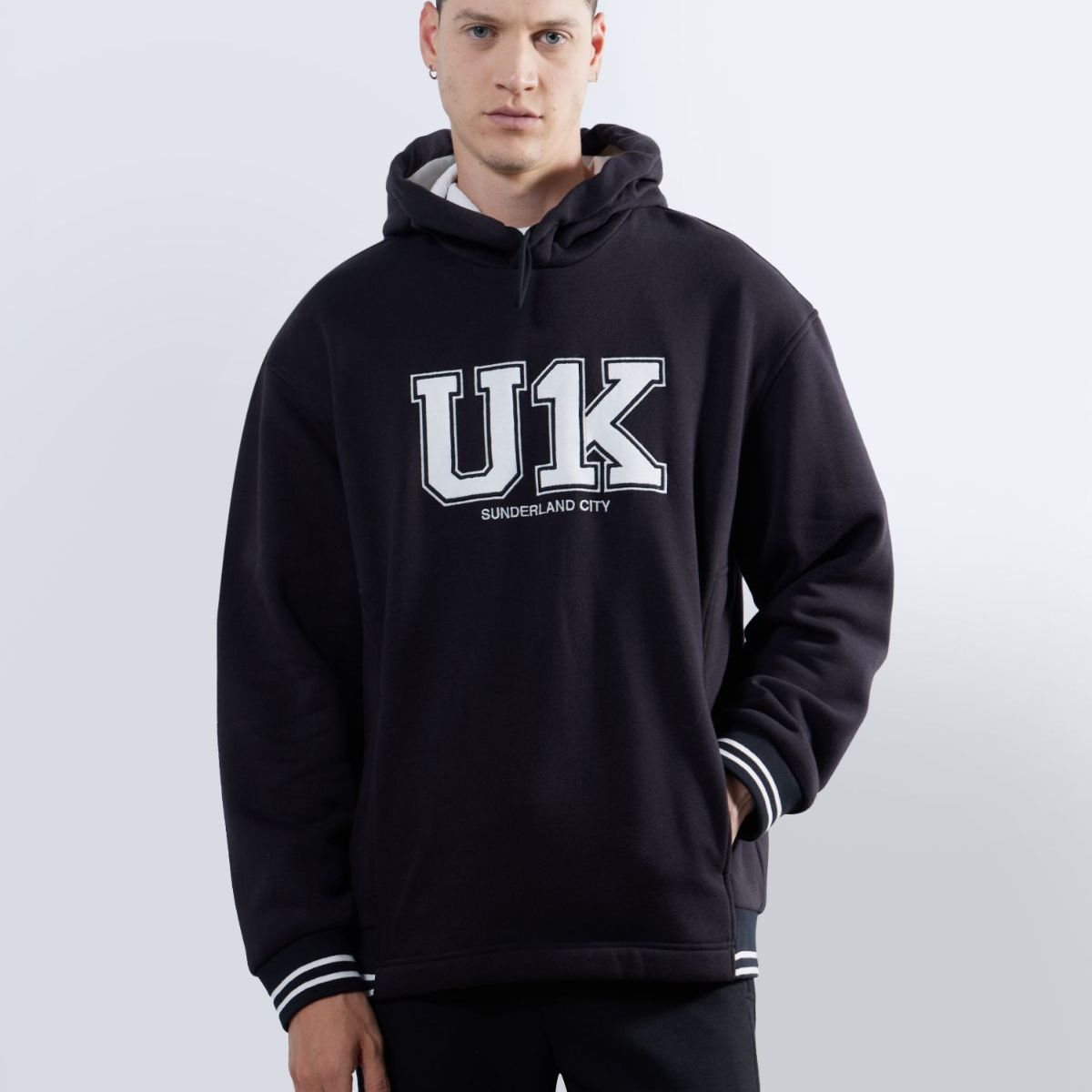 SEVEN SEVEN - Buzo Para Hombre Hoodie Color Negro Marca Seven Seven #45060680