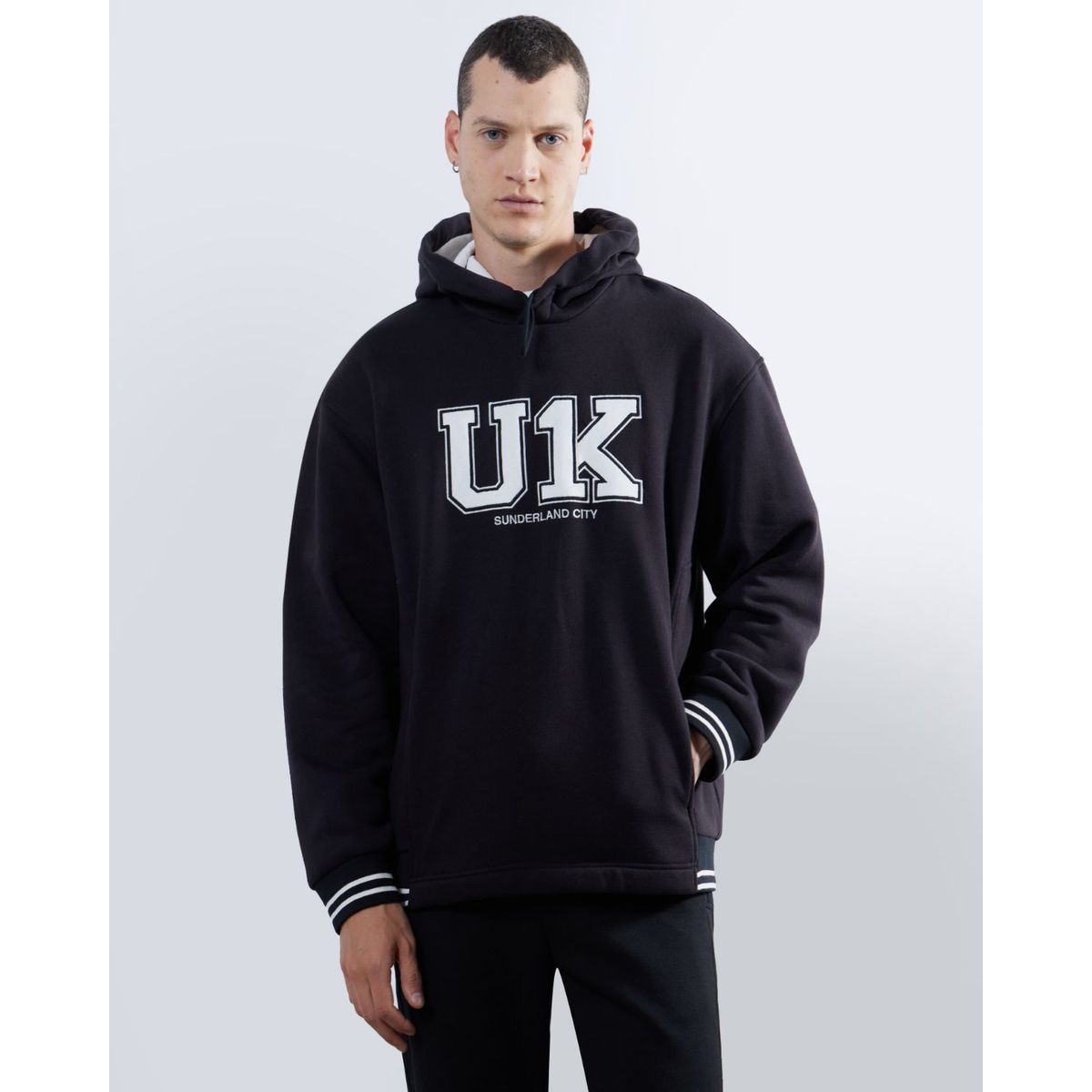 SEVEN SEVEN - Buzo Para Hombre Hoodie Color Negro Marca Seven Seven #45060680