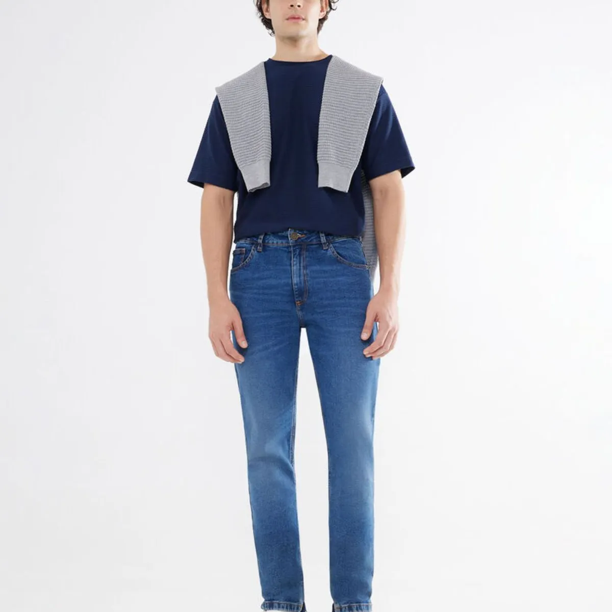 SEVEN SEVEN - Jean Para Hombre Slim Color Azul Medio Marca Seven Seven #45160503
