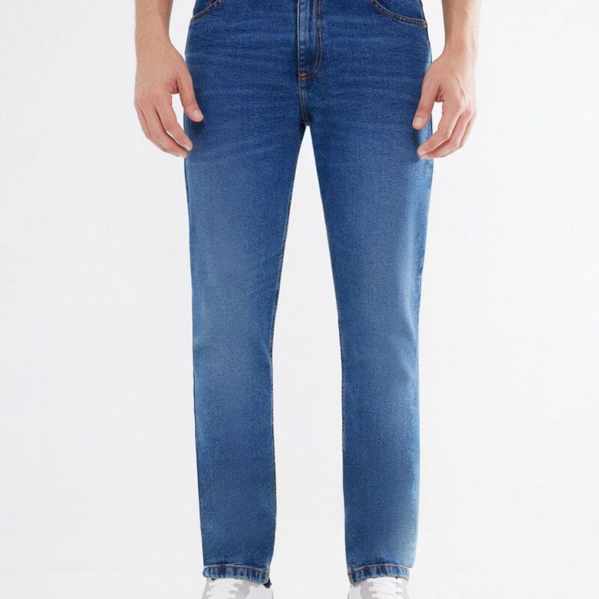 SEVEN SEVEN - Jean Para Hombre Slim Color Azul Medio Marca Seven Seven #45160503