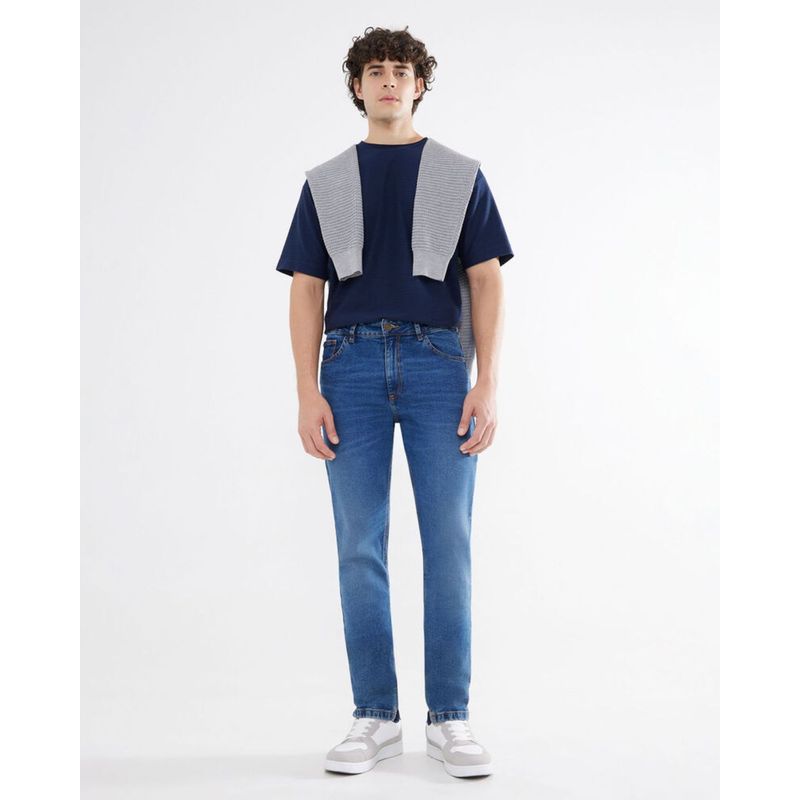 SEVEN SEVEN - Jean Para Hombre Slim Color Azul Medio Marca Seven Seven #45160503