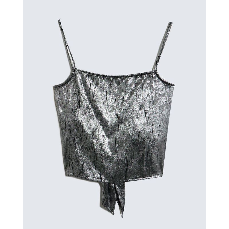 SEVEN SEVEN - Blusa Para Mujer Manga Sisa Color Plata Marca Seven Seven #28123972