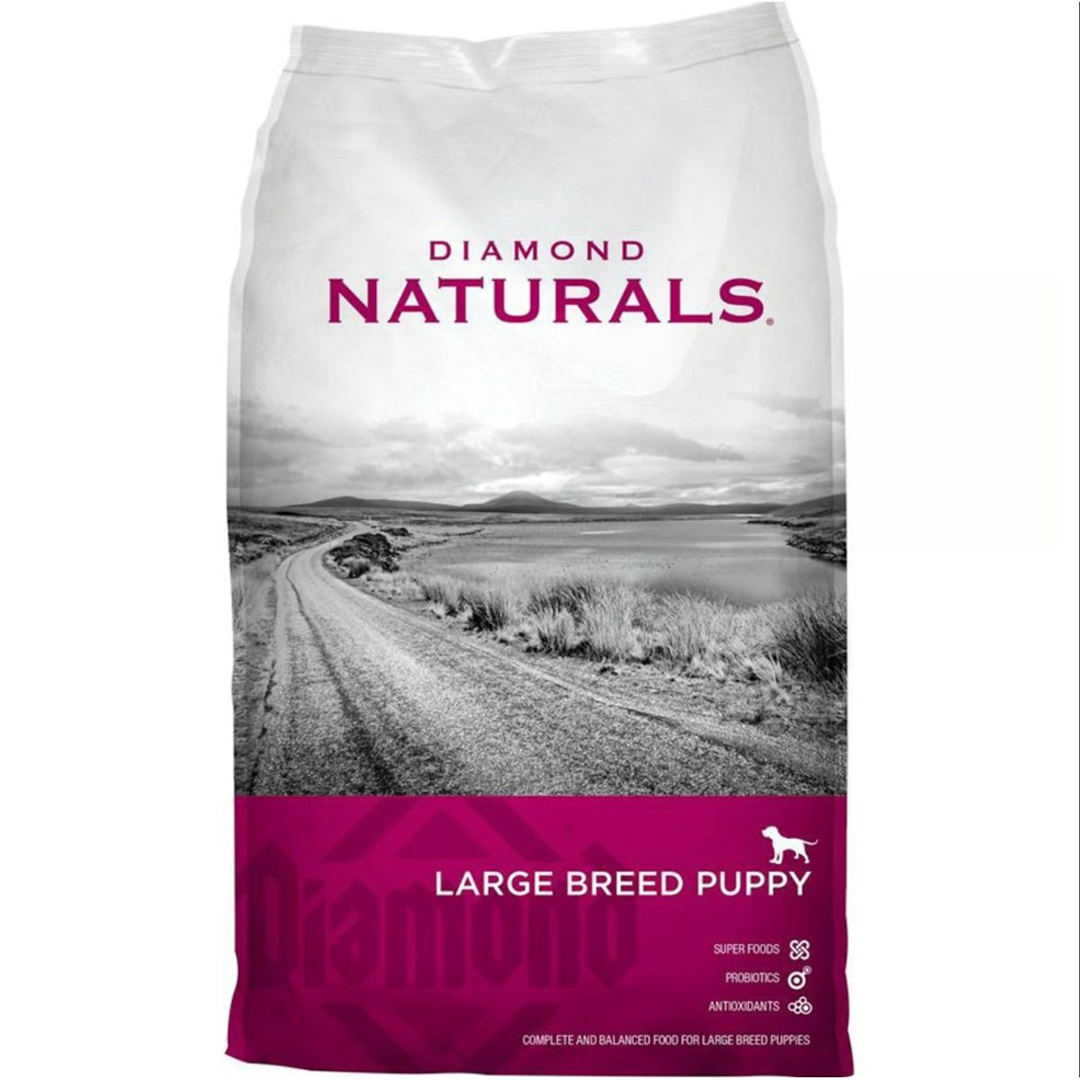 DIAMOND NATURALS - Diamond Puppy Large Breed - Cordero para Cachorros 40lb
