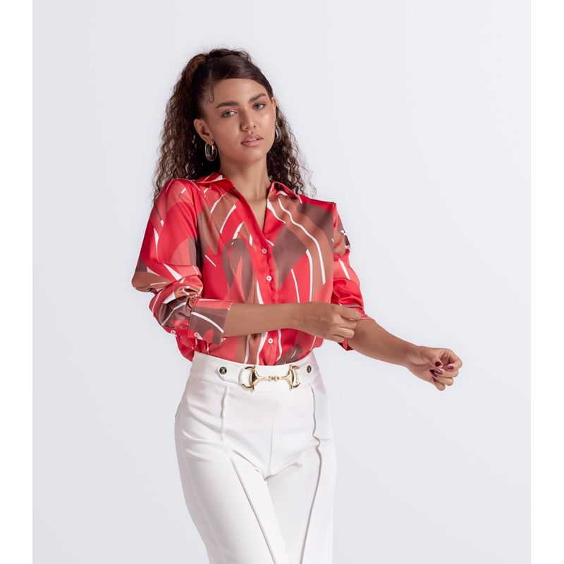 DEREK - Blusa Camisera Para Mujer Ariadne Manga Larga Derek