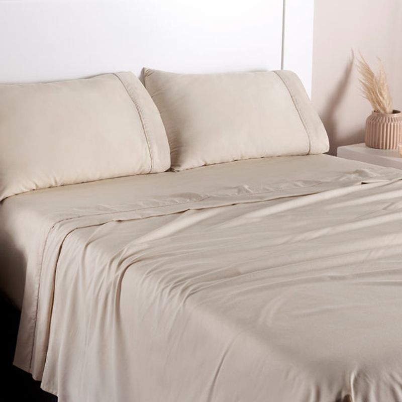 VIANNEY - Sábanas Modal Perla King Size Vianney